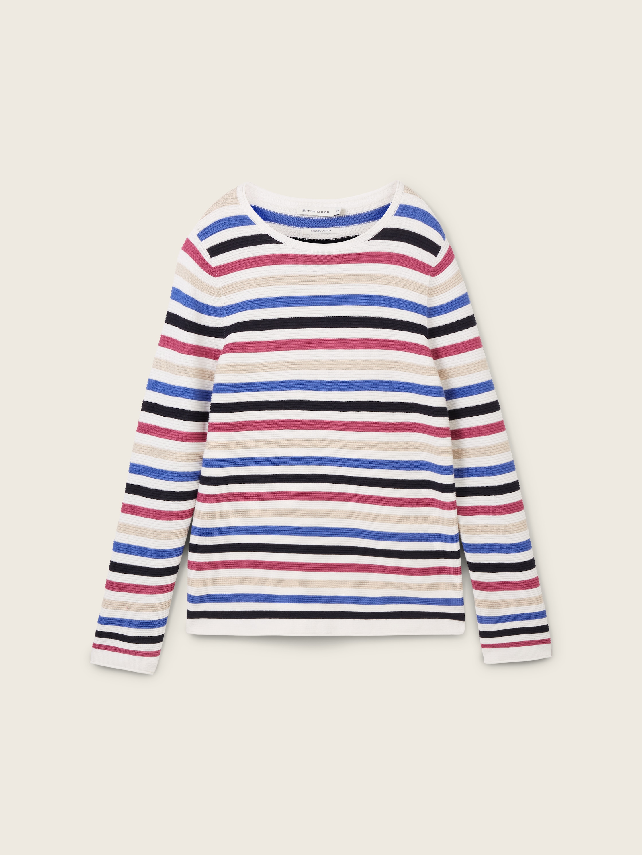 Tom Tailor - Strickpullover mit Bio-Baumwolle - Damen